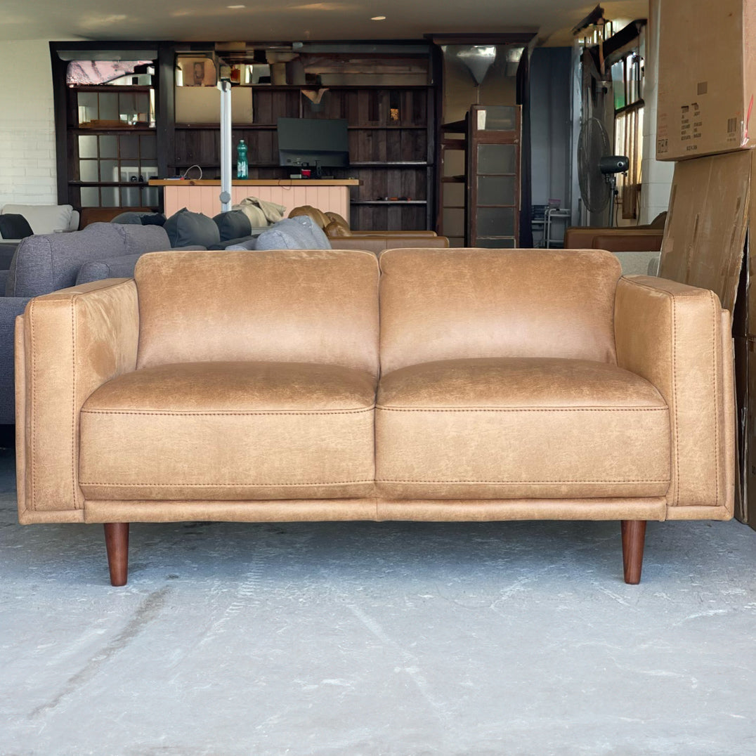 Hugo Vegan Suede 2 Seater Lounge