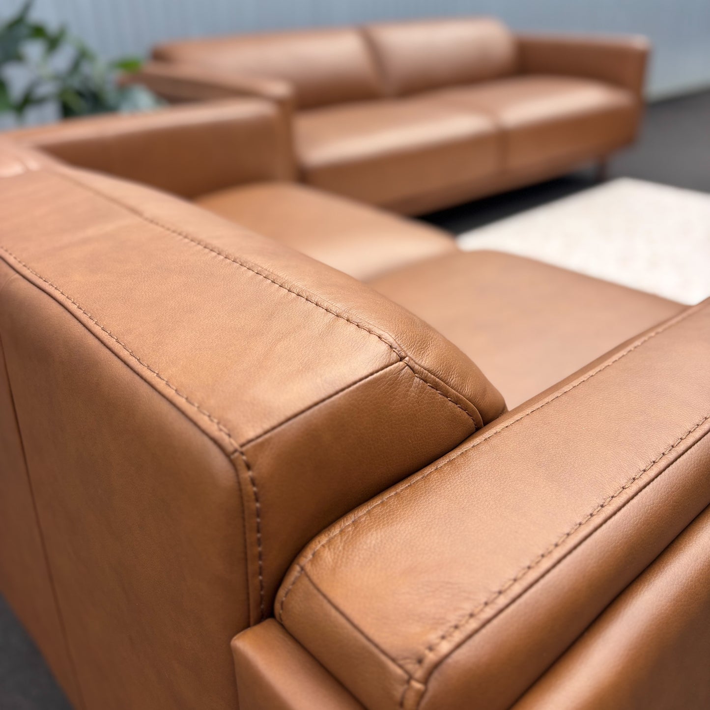Hugo Leather 3 & 2 Seater Lounge Suite