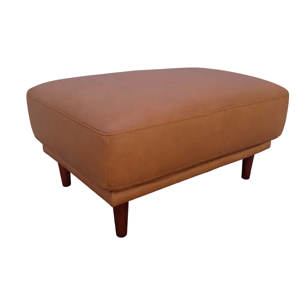 Hugo Leather Ottoman