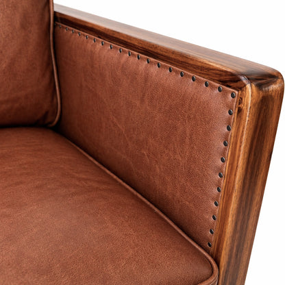 Nadia Leather 3 Seater Sofa
