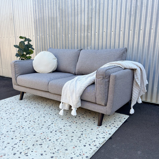 Freedom Ophelia Grey Fabric 2 Seater Lounge