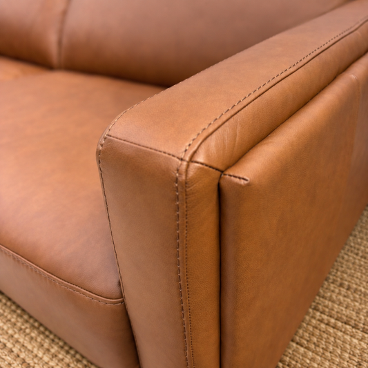 Hugo Leather 2 Seater Sofa