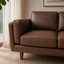Brooklyn Leather 3 Seater Sofa - Oxford Tan