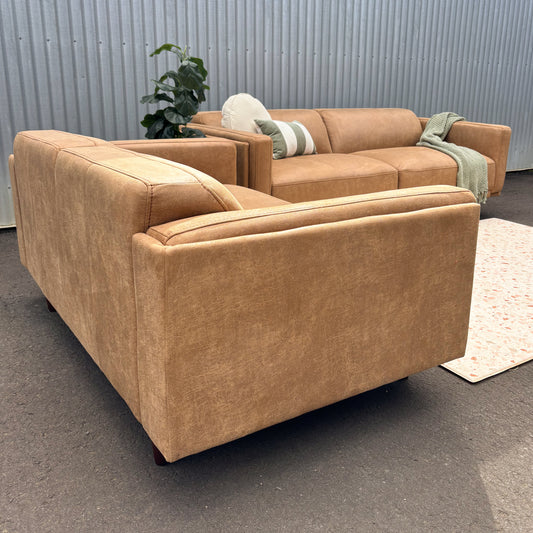 Hugo Vegan Suede Lounge Suite