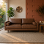 Jackson Leather 3 Seater Sofa