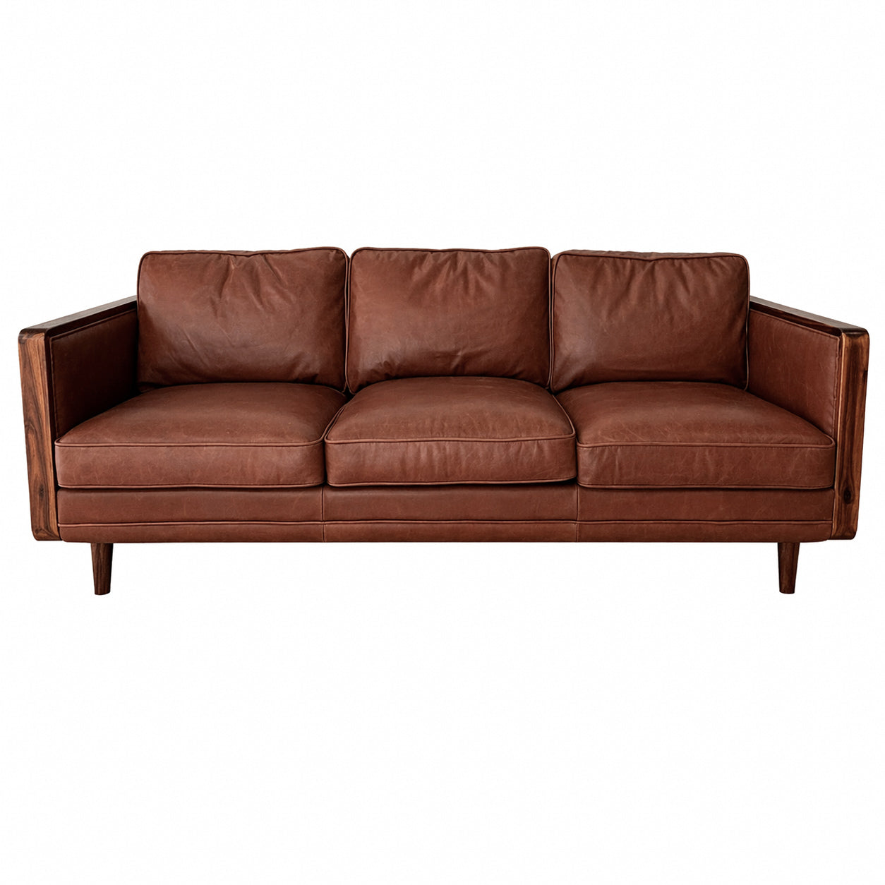 Nadia Leather 3 Seater Sofa