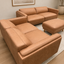 Hugo faux leather fabric lounge suite Sunshine Coast