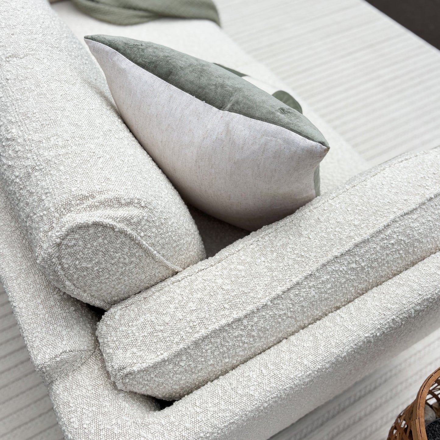 Ophelia 2 Seater Boucle Fabric Lounge