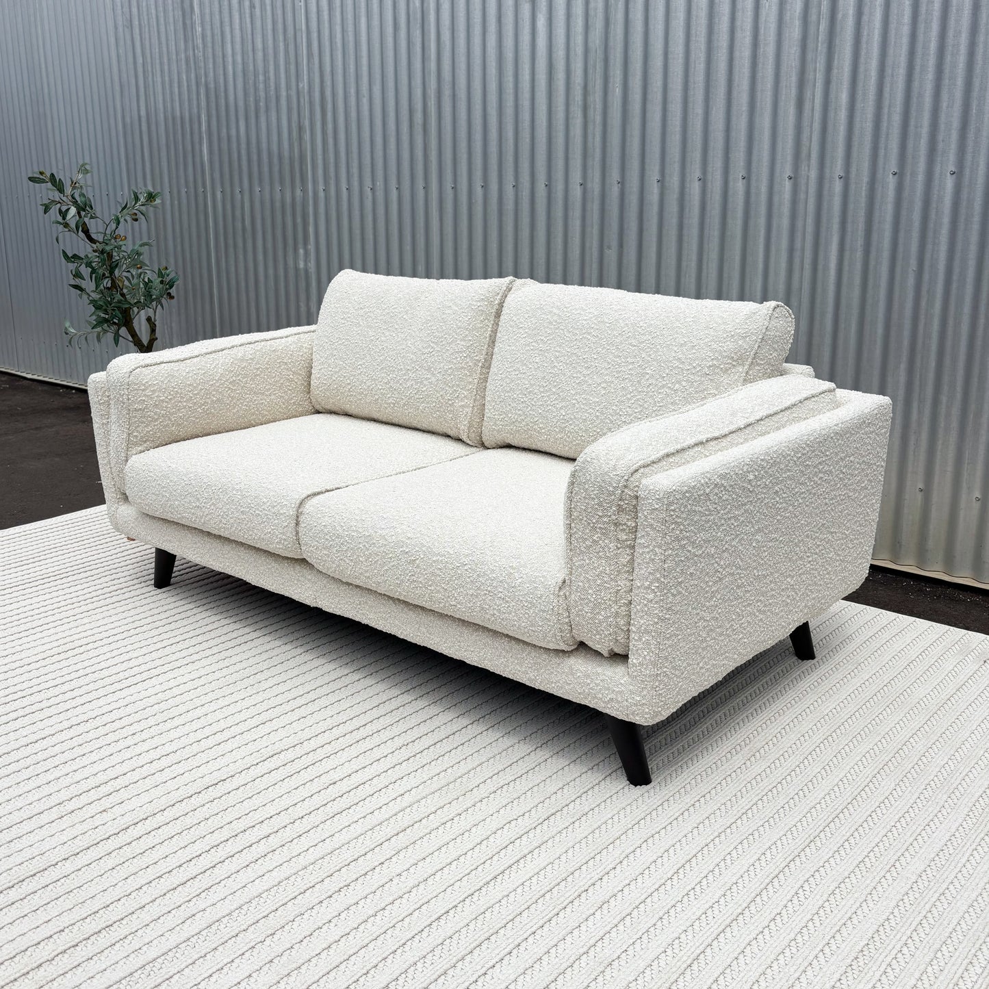 Ophelia 2 Seater Boucle Fabric Lounge